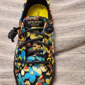 Sperry Women's Floral Sneakers 5 size